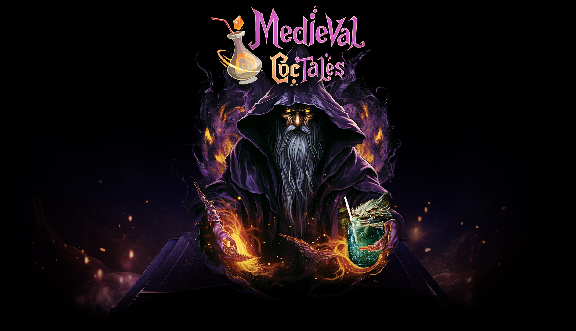 Wizard medieval cocktales cocktails kokteil