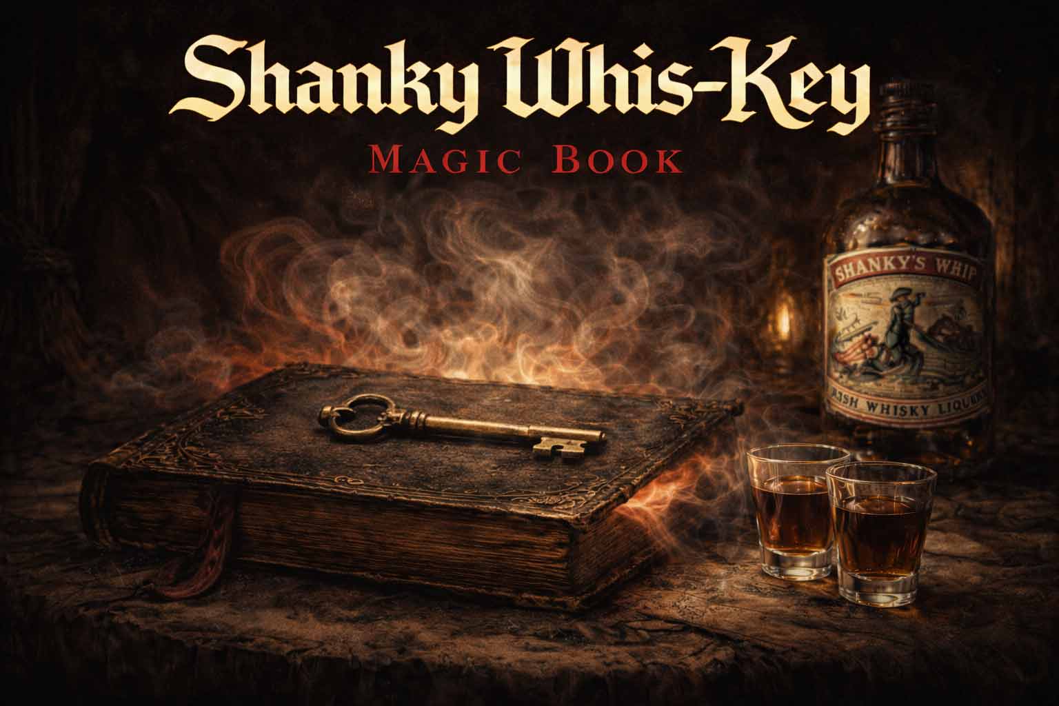 Shanky Whis-Key Magic Book cocktail medieval cocktails coctales